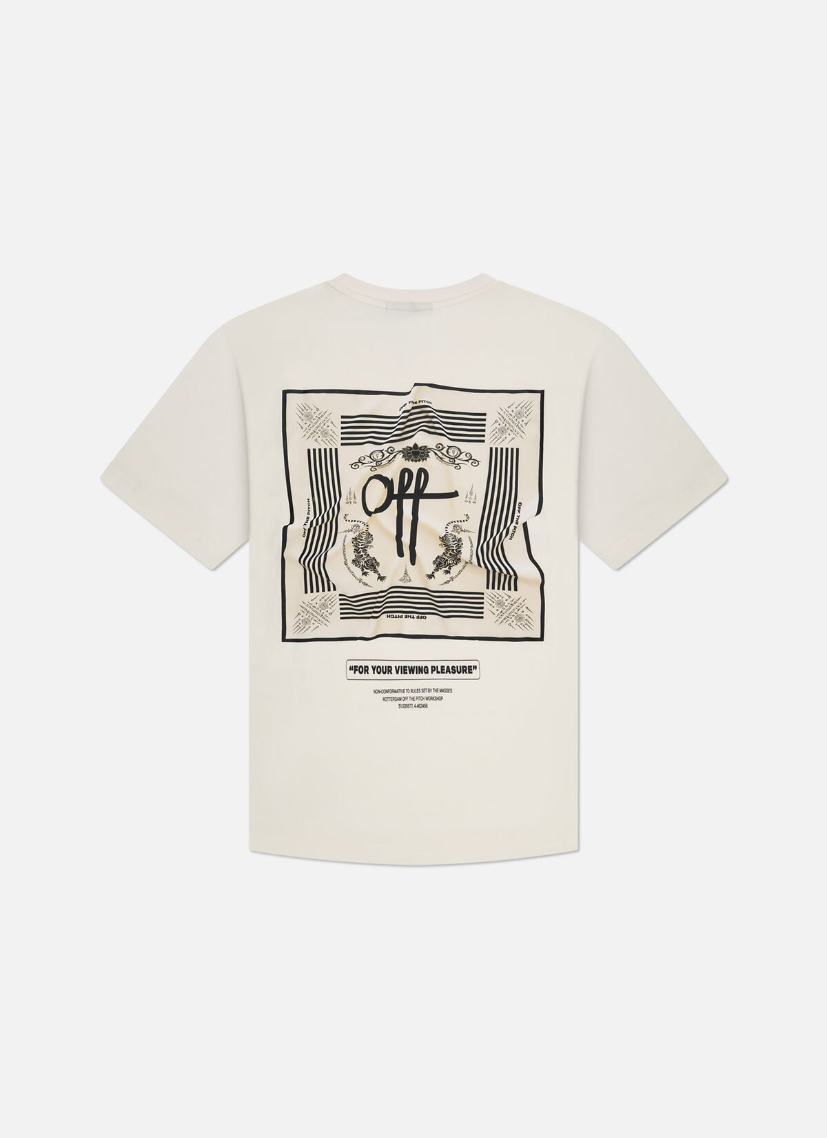 Temple WMNS Loose Fit Tee, Off white, hi-res