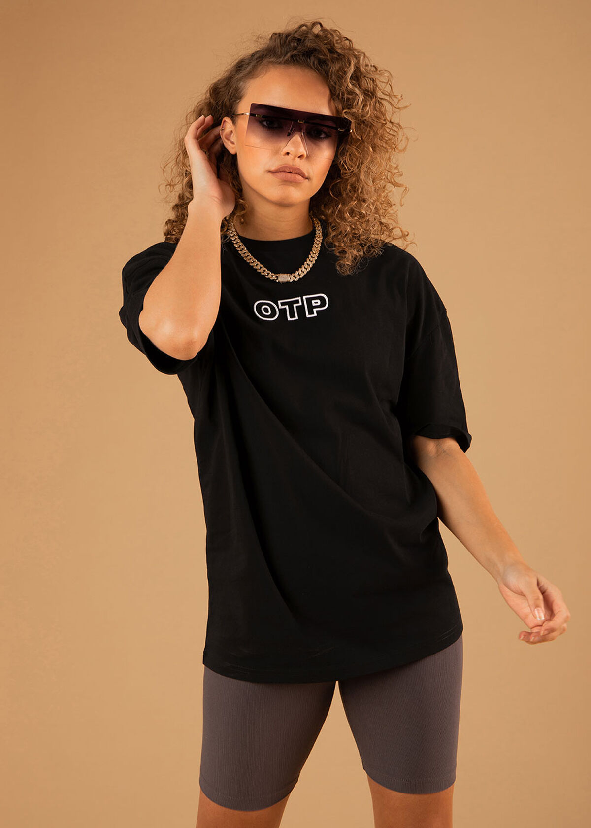 The Pitch 2.0 Oversized Tee - Black - 100% Cotton, Black, hi-res