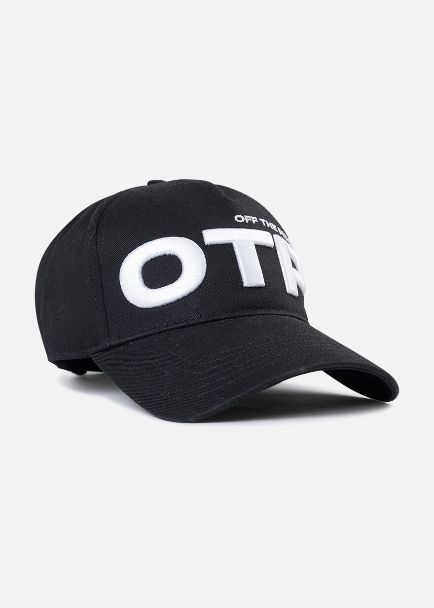 Off-set Cap, Black/White, hi-res