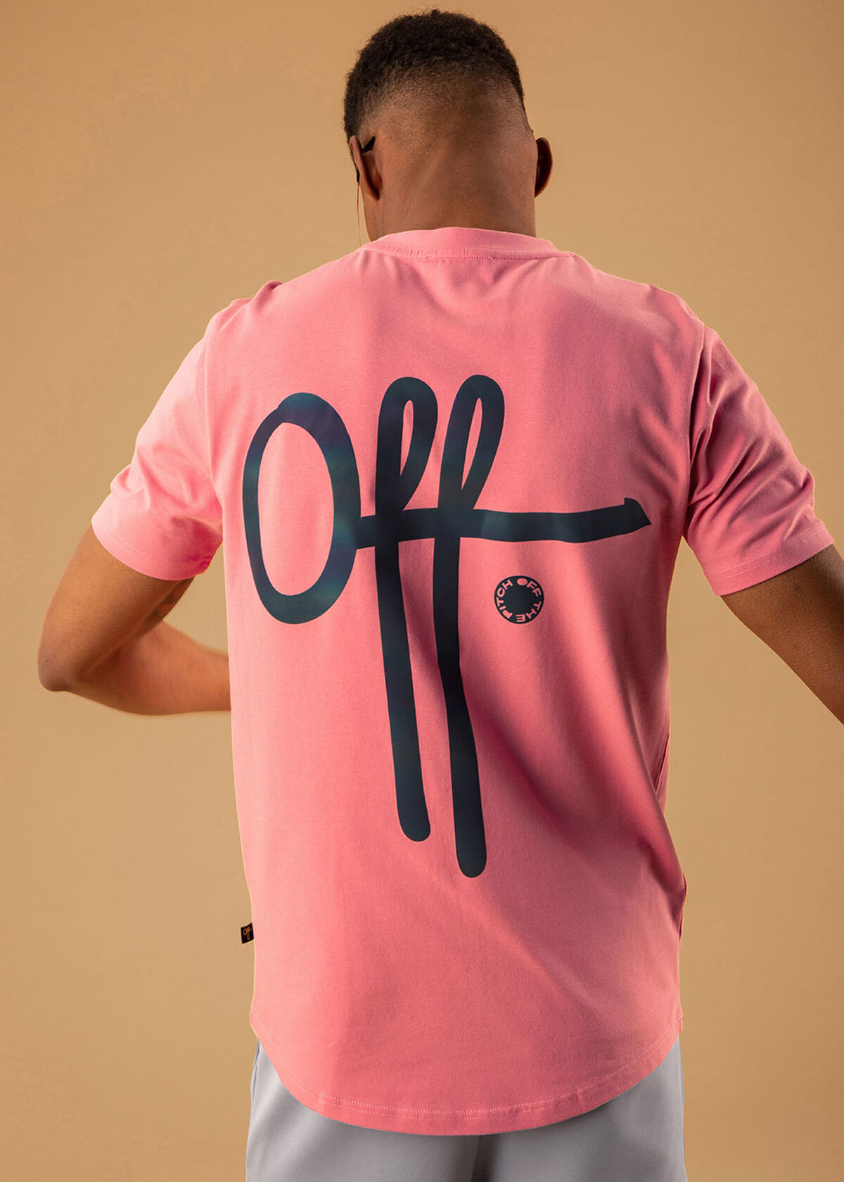 The Illuminated 2.0 Slimfit Tee - Mint - 95% Cotto, Pink, hi-res