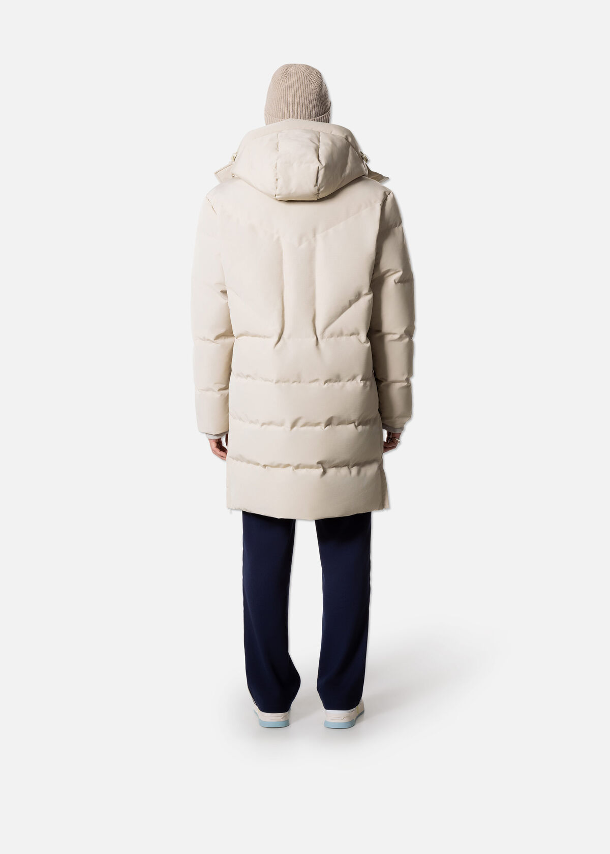 Ripstop Longline Puffer, Sand, hi-res