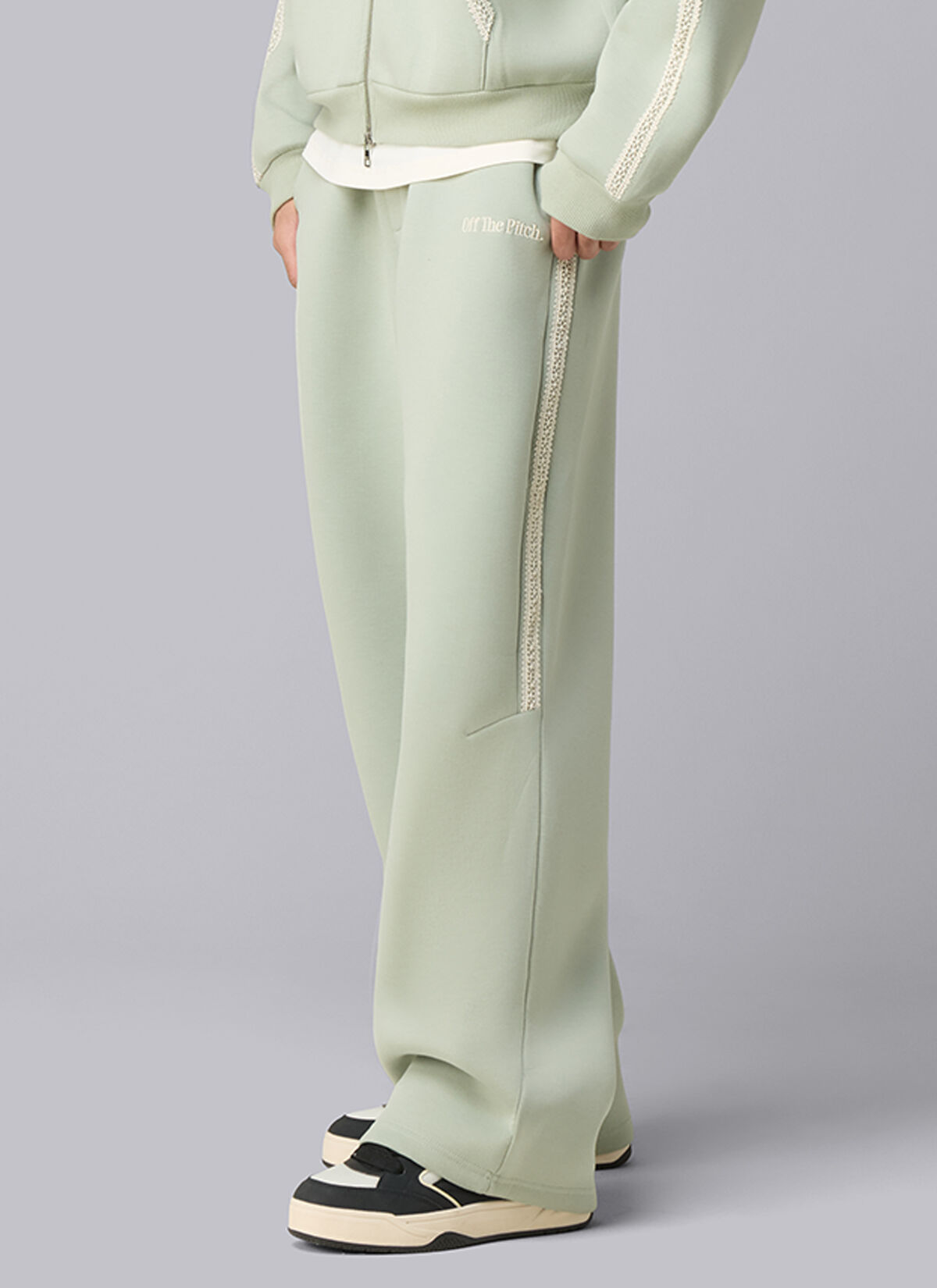 Adorment Straight Leg Joggers, Khaki, hi-res