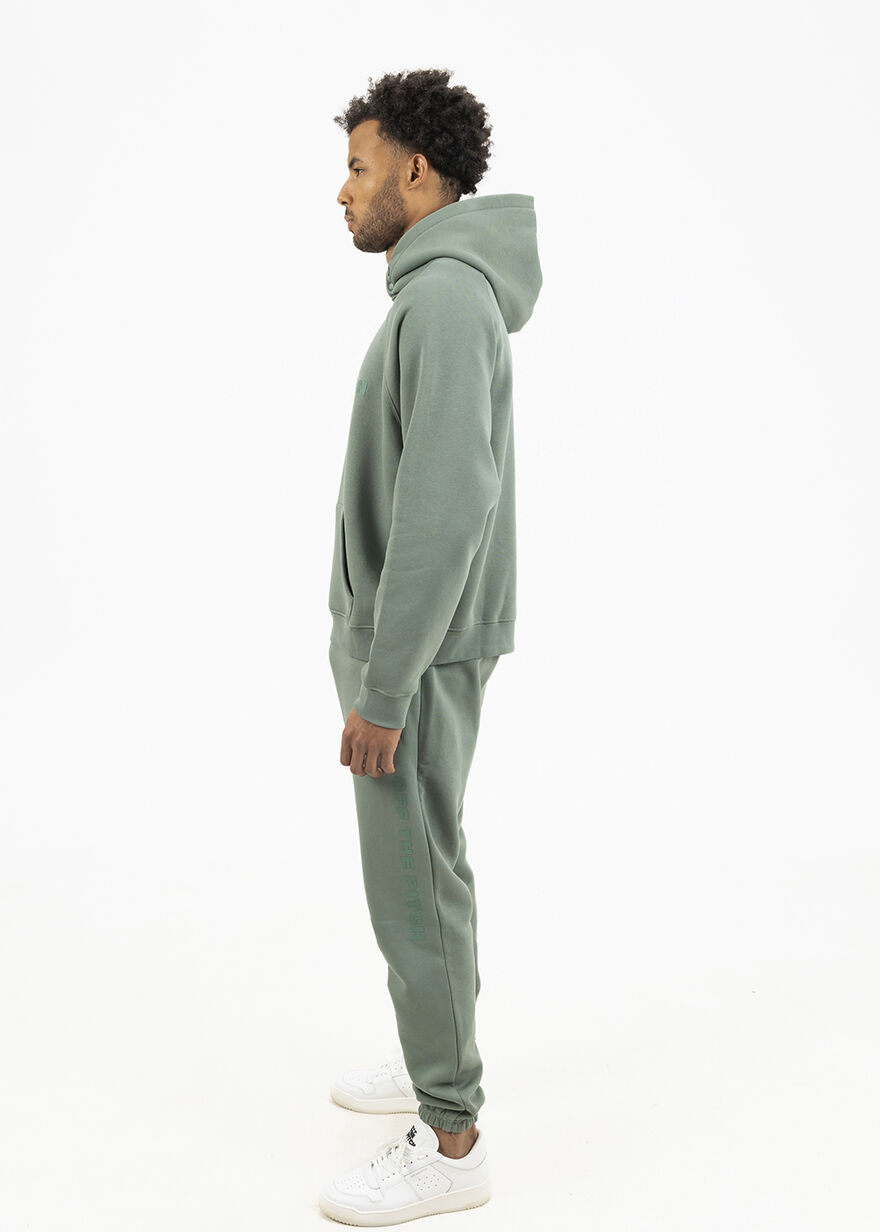 Comfort Sweat Suit - 65% Cotton / 35% Polyester, Forest Green, hi-res