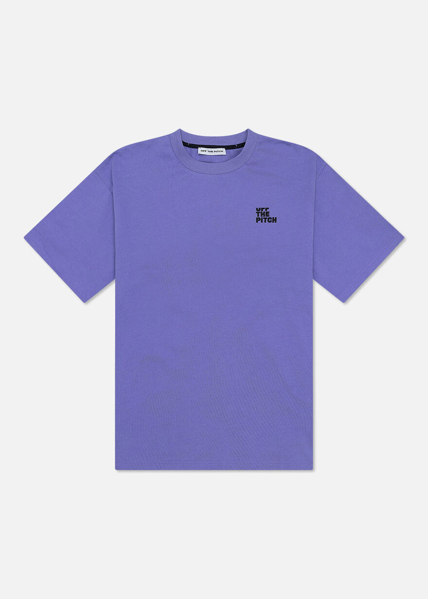 Loose Fit Pitch Tee - 100% Cotton, Purple, hi-res