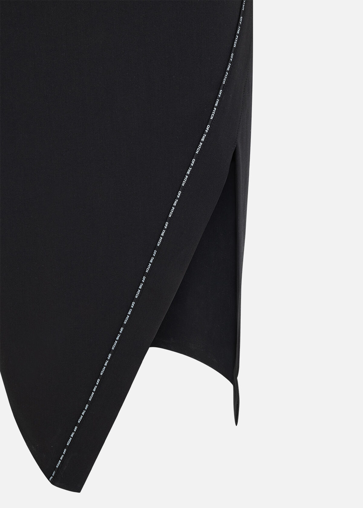 Asymmetric Smart Skirt, Black, hi-res
