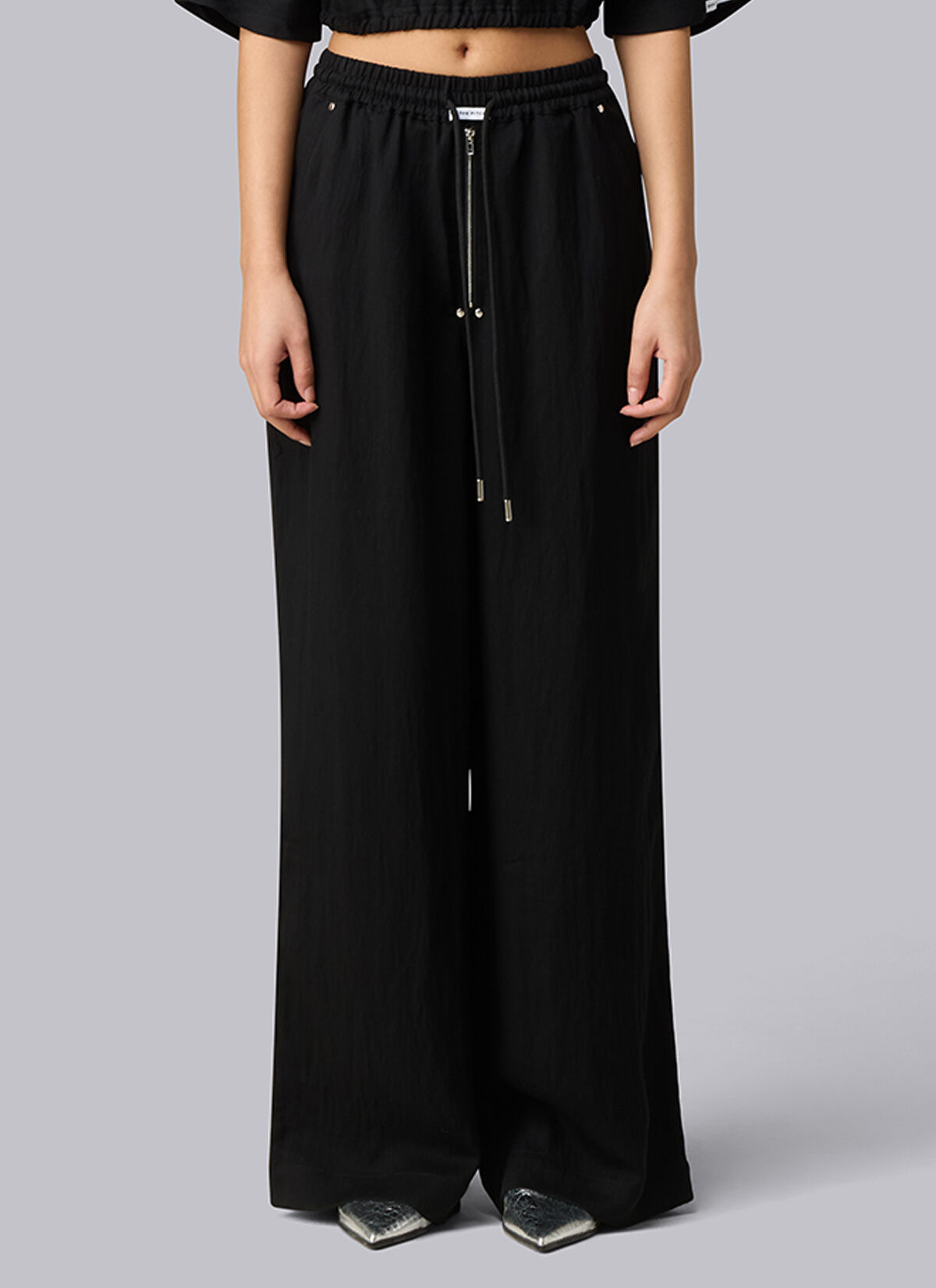 Relaxed Fit Mona Pants, Black, hi-res