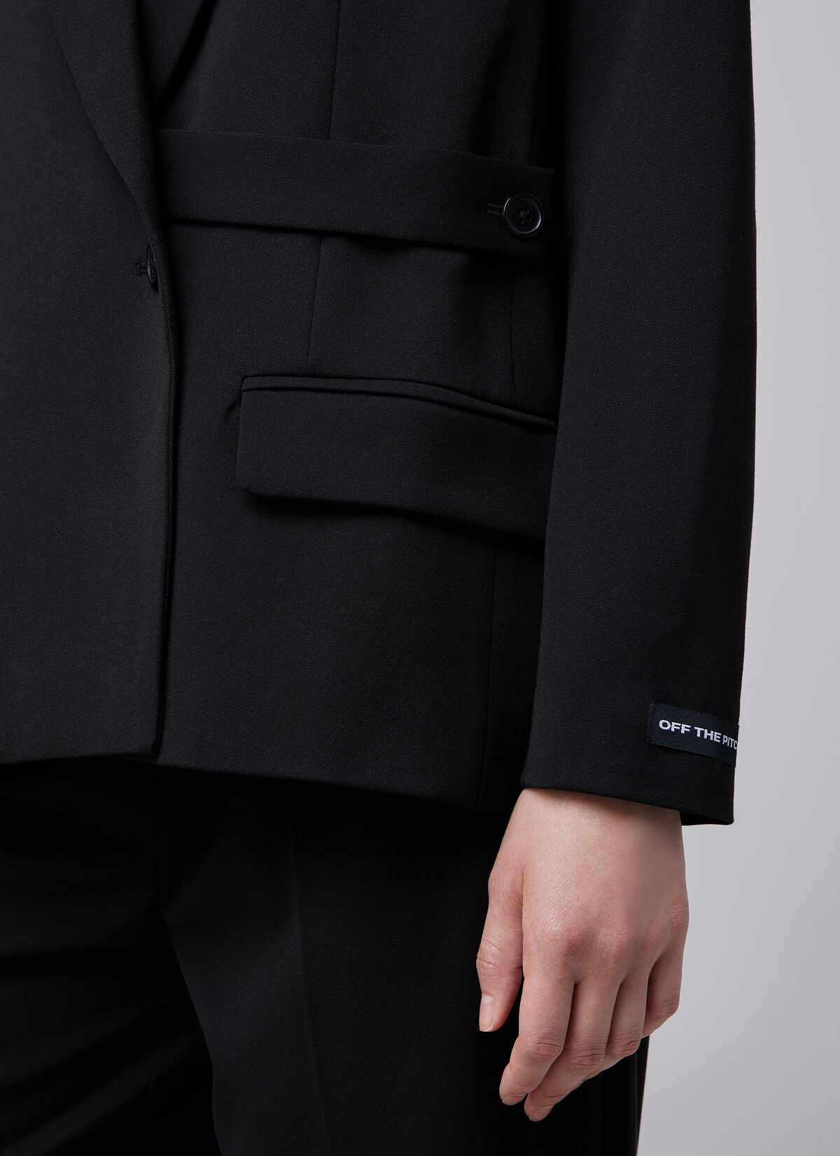 Gaia Blazer, Black, hi-res
