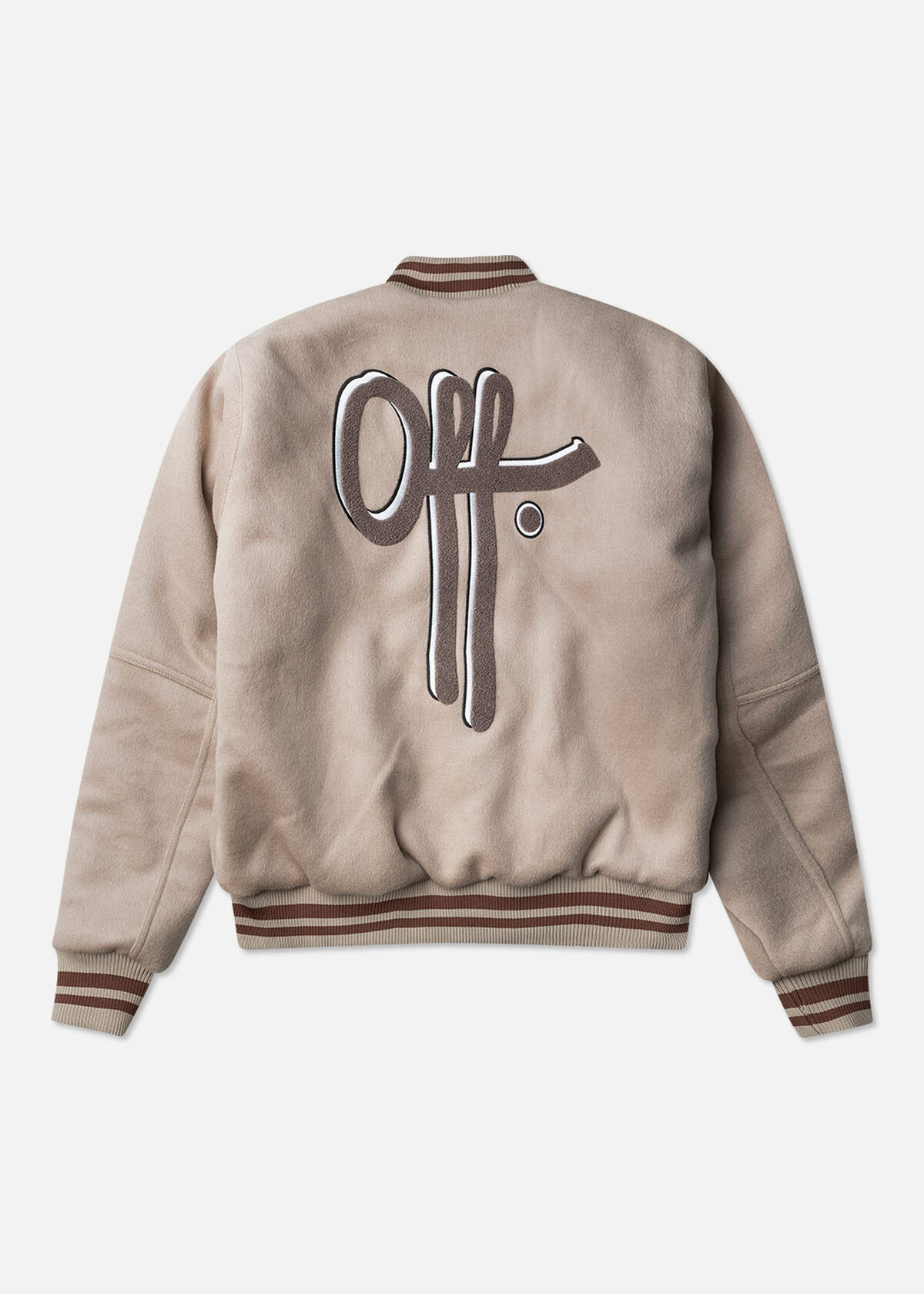 Baseball Jacket Wool-Blend, Sand, hi-res