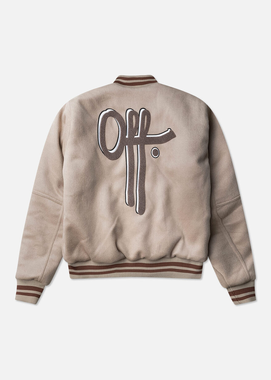 Baseball Jacket Wool-Blend, Sand, hi-res