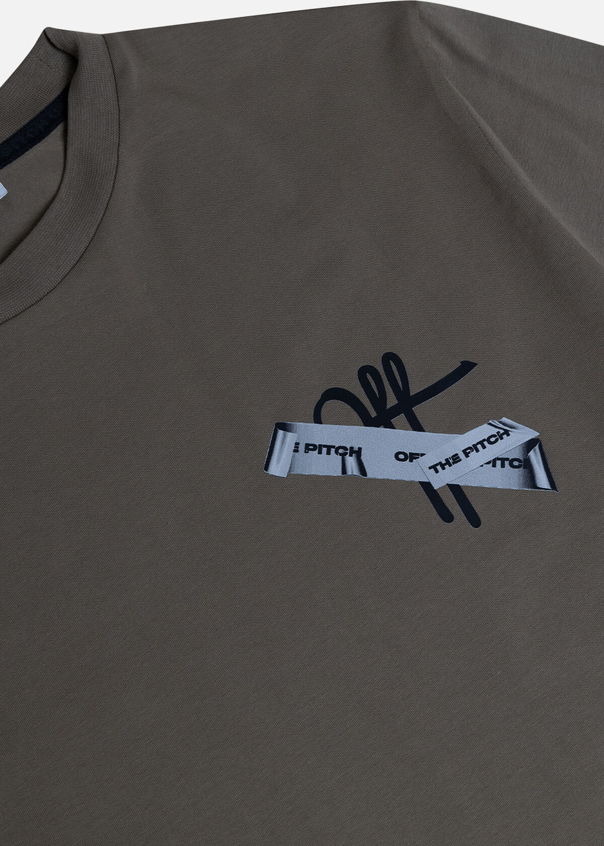 Tape Off Regular Fit Tee, Army green, hi-res