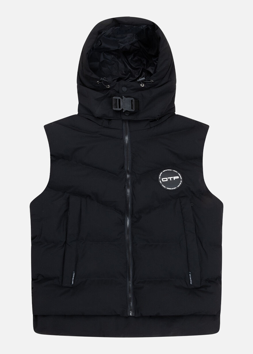 Down Gilet, Black, hi-res