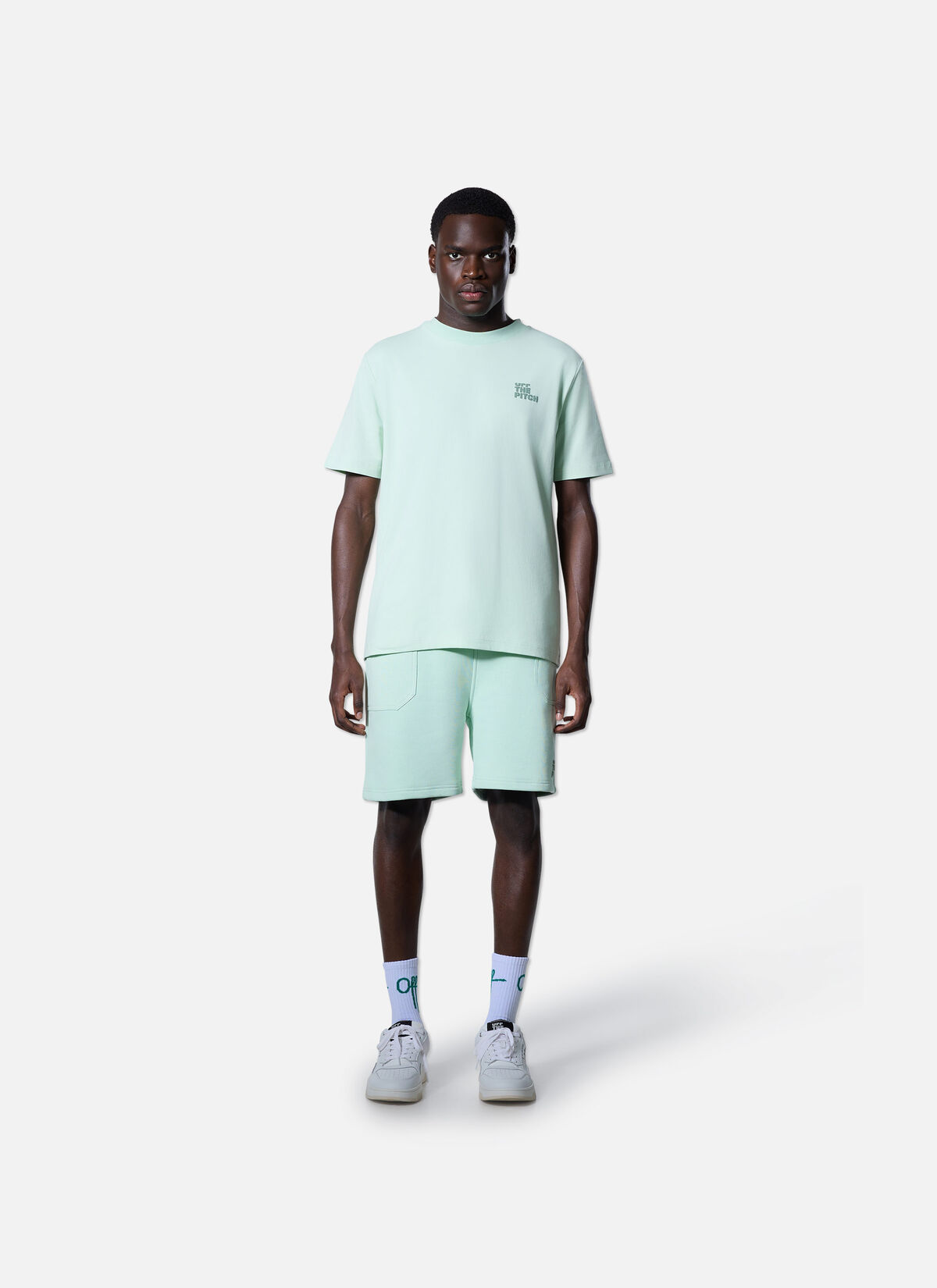 Landscape Regular Tee, Lime, hi-res