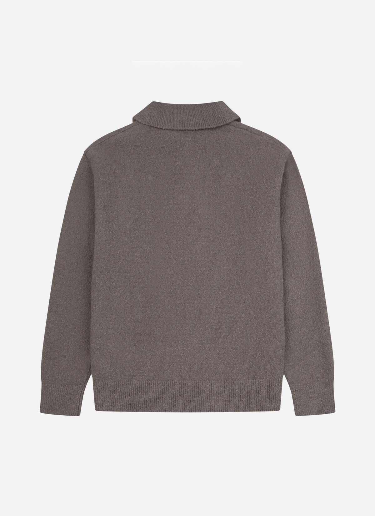 Boucle Grip Sweater, Dark grey, hi-res