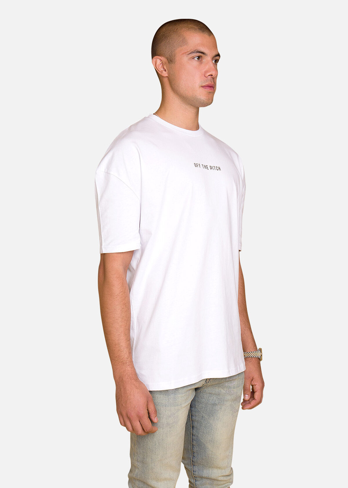 Stay Silver Tee, White, hi-res