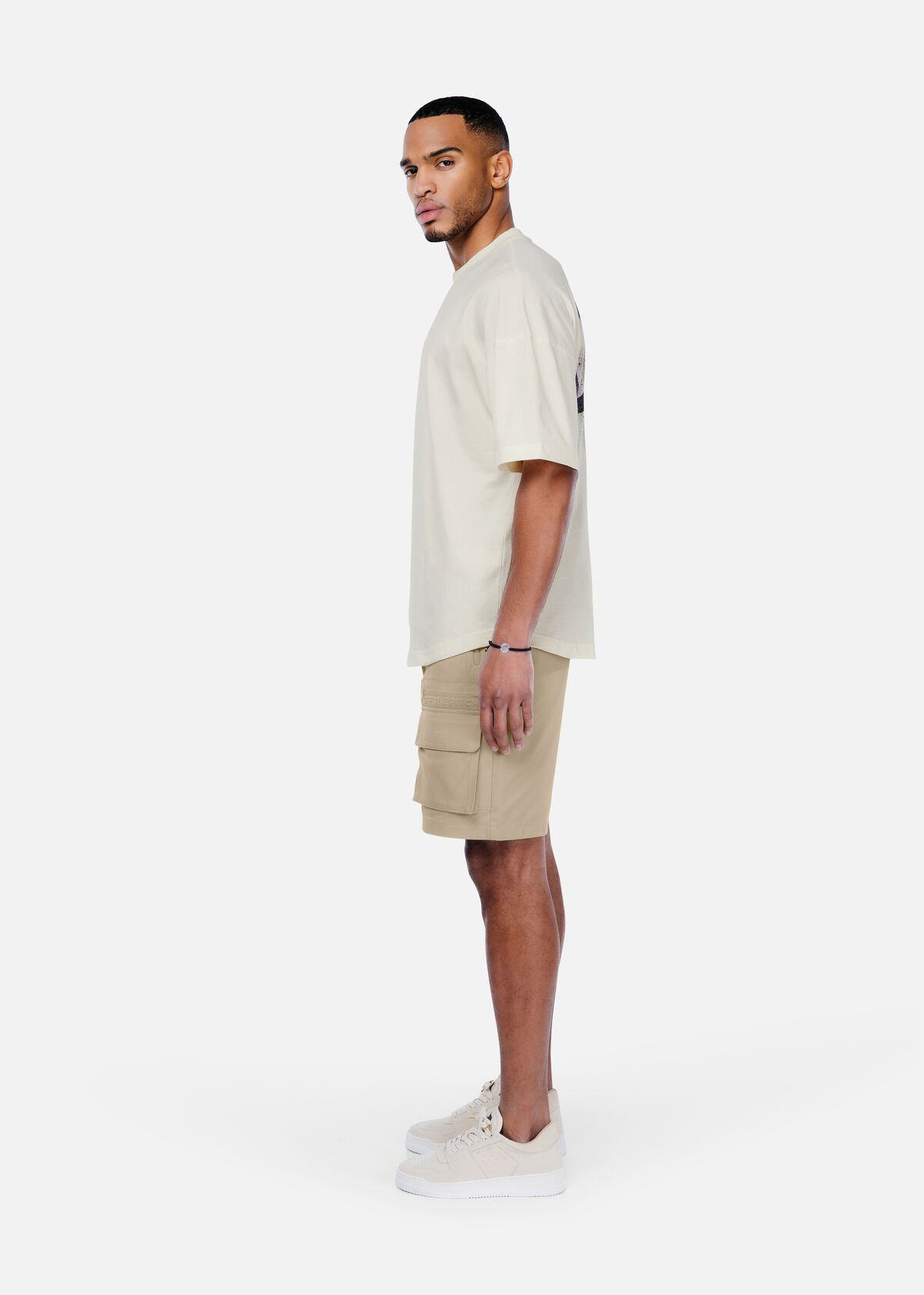 Graffity Oversized Tee, Off white, hi-res