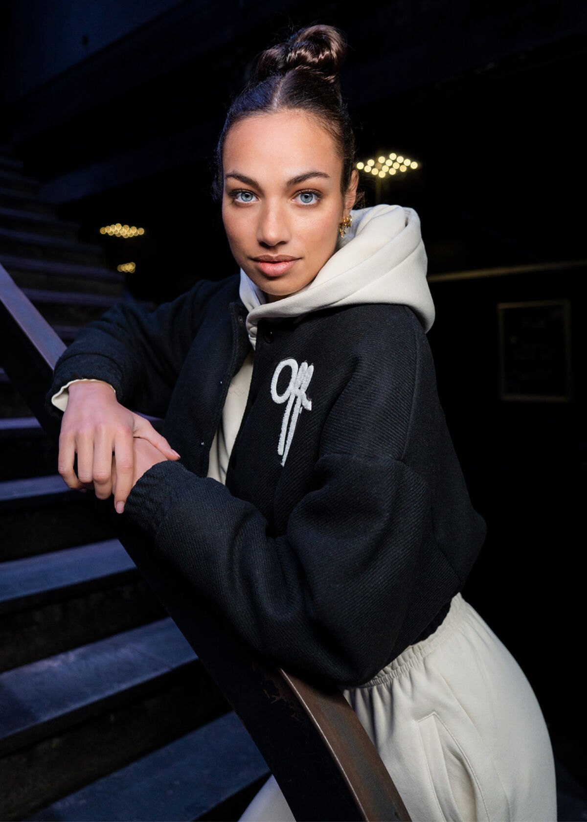 Souvenir Jacket Woman - 80% Wool/20% Polyamide, Black, hi-res