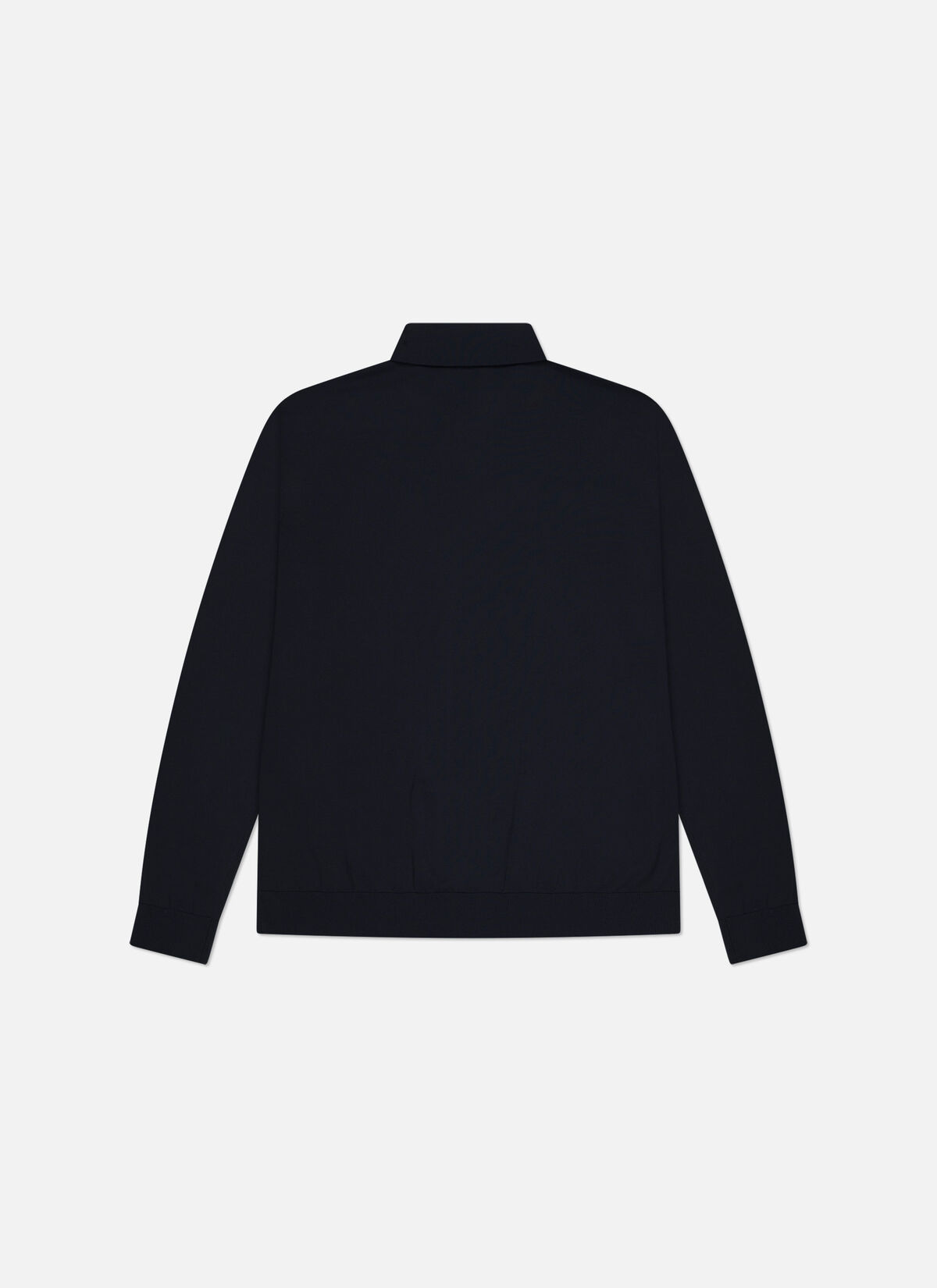 Smart Longsleeve Polo, Navy/Blue, hi-res