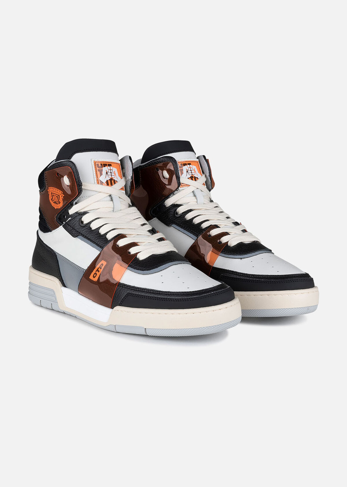 Basketta Hi BL, Black/Orange, hi-res
