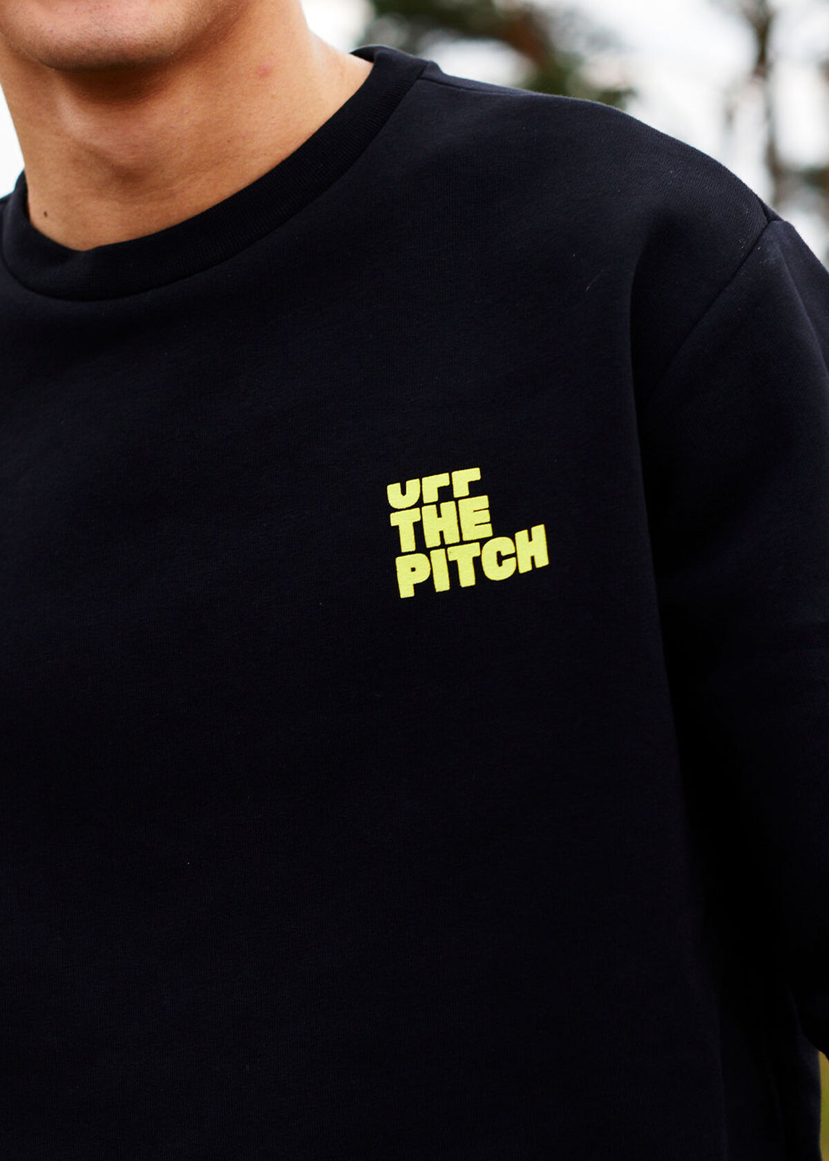 Fullstop Crew, Black/Yellow, hi-res