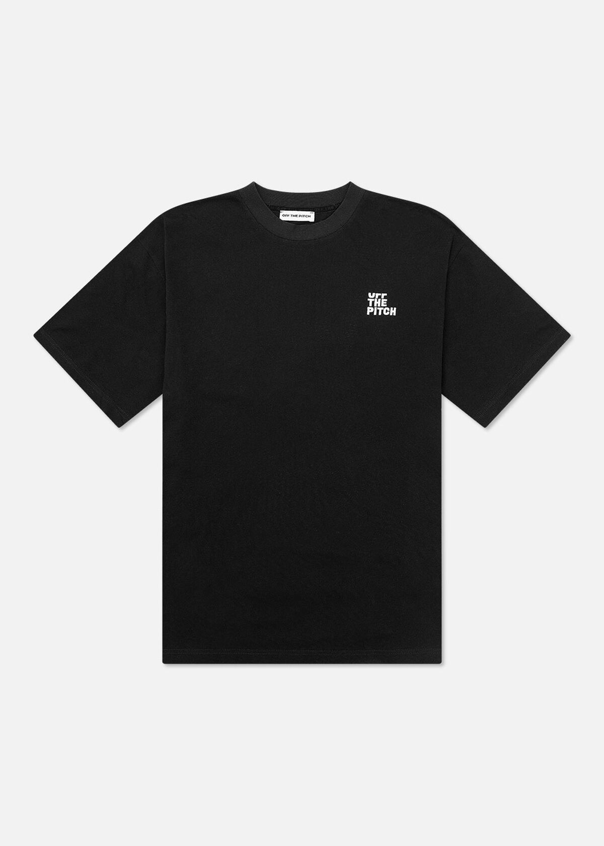 Loose Fit Pitch Tee - 100% Cotton, Black, hi-res