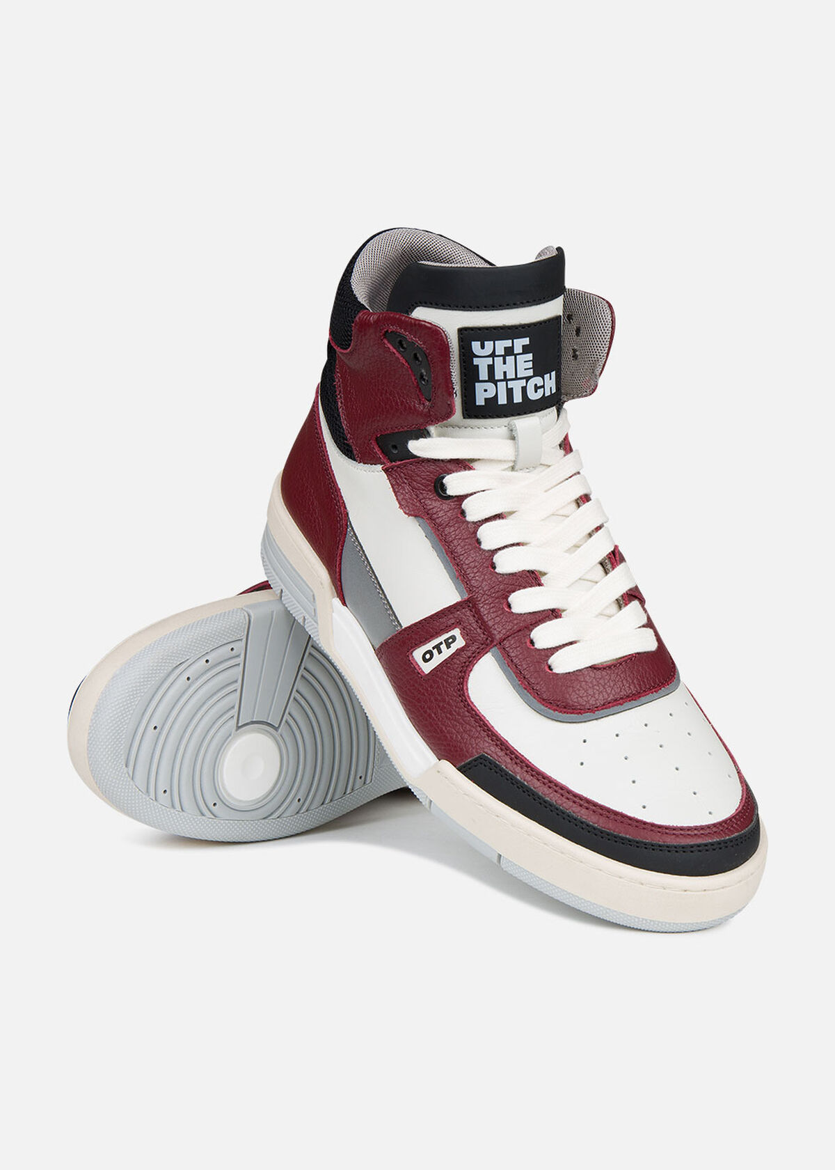 Basketta Hi, Red/White, hi-res
