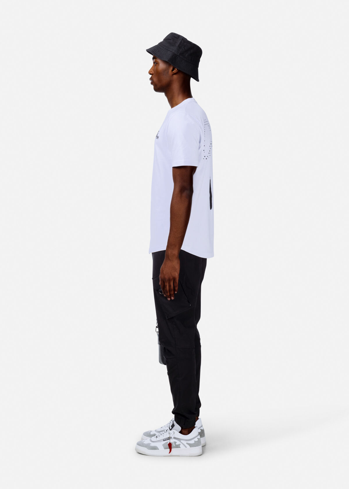 Dotted Fullstop Slim Fit Tee, White, hi-res