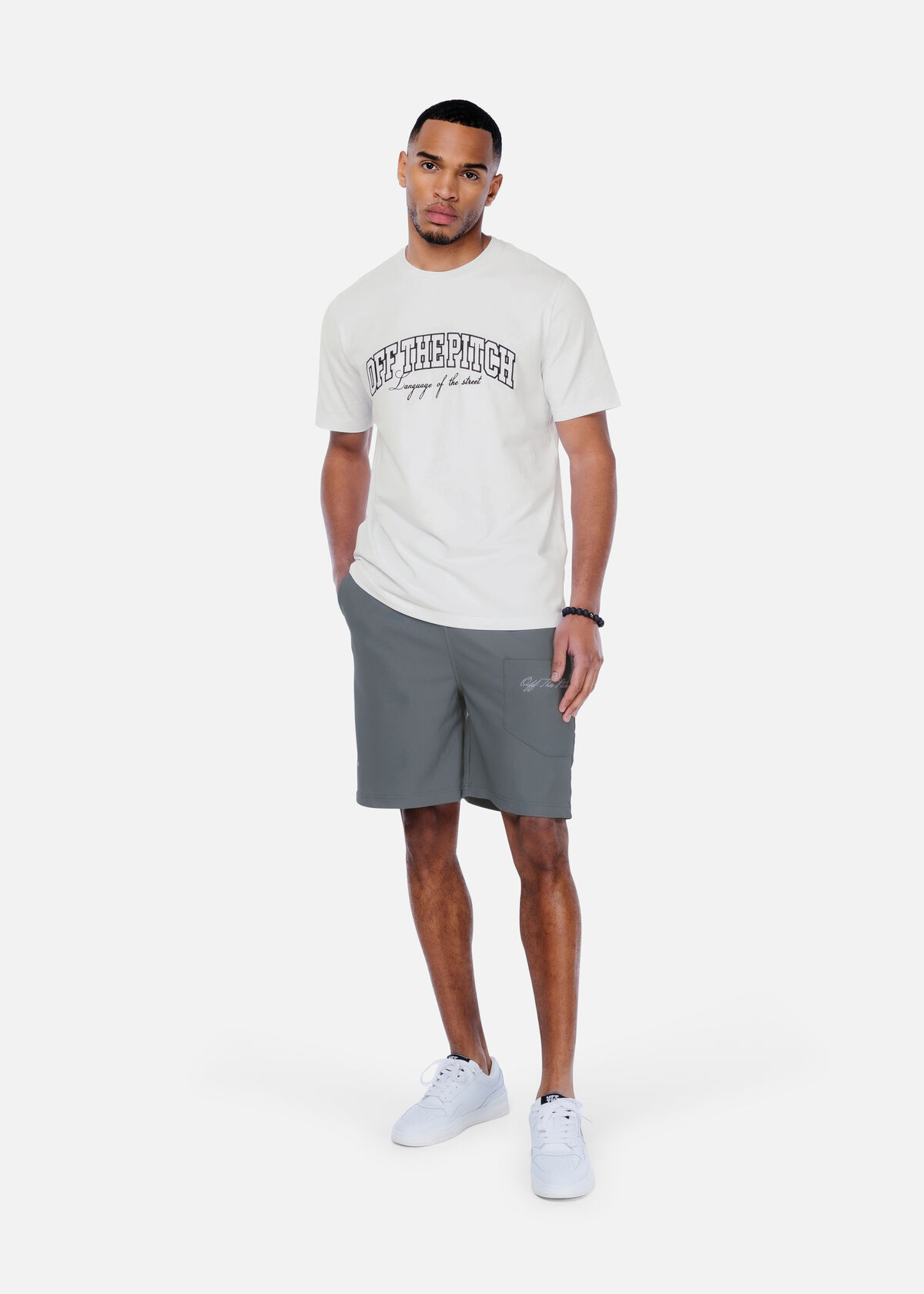 Double Script Short, Ultimate Grey, hi-res