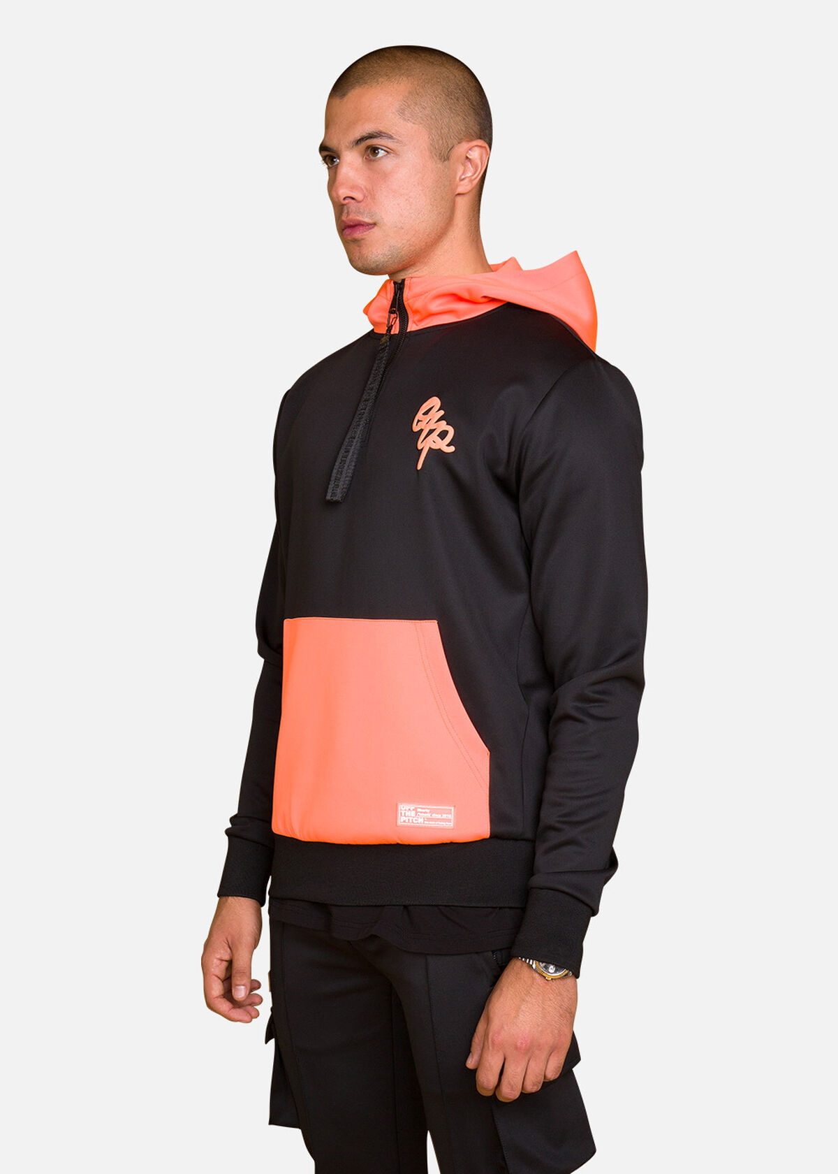 Basic Bright Tracksuit, Black, hi-res