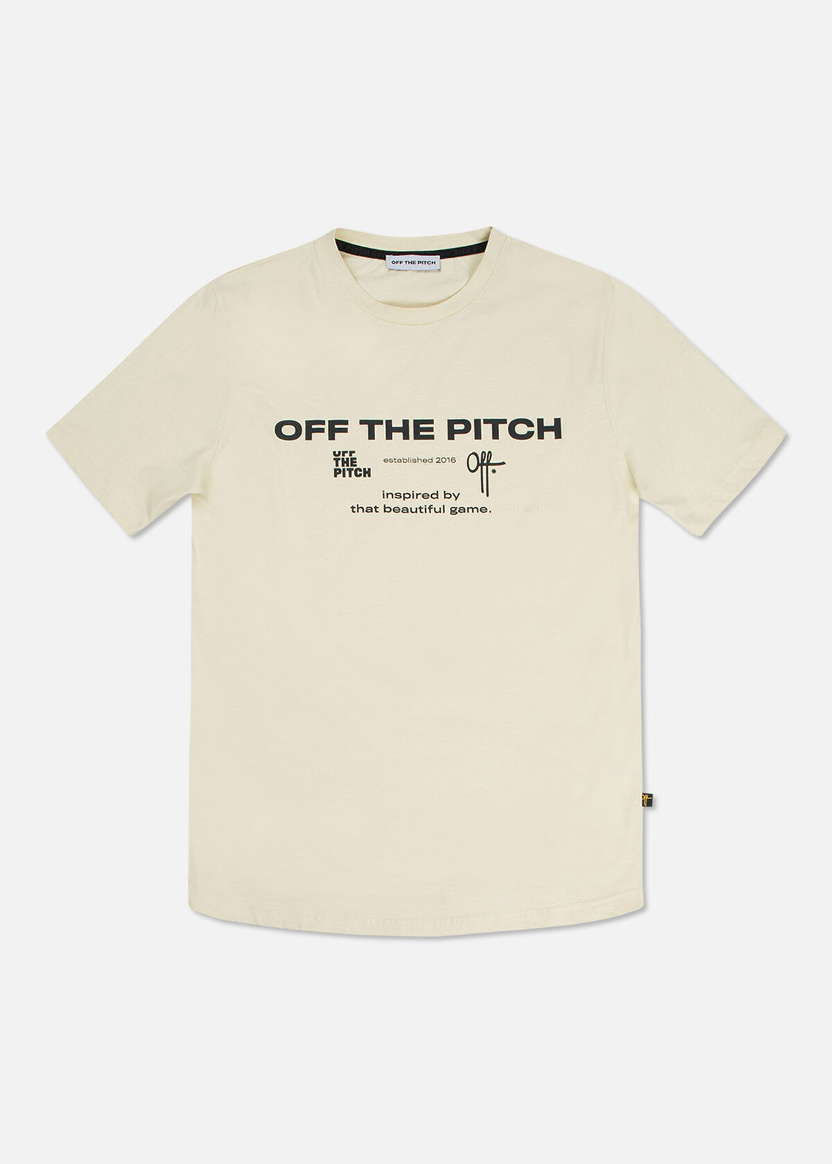 The Sage Slimfit Tee, Crème, hi-res