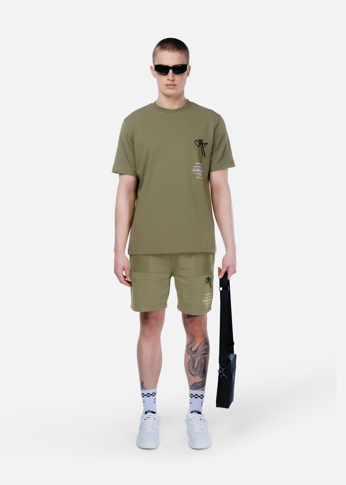 Unfold Regular Tee, Dark green, hi-res