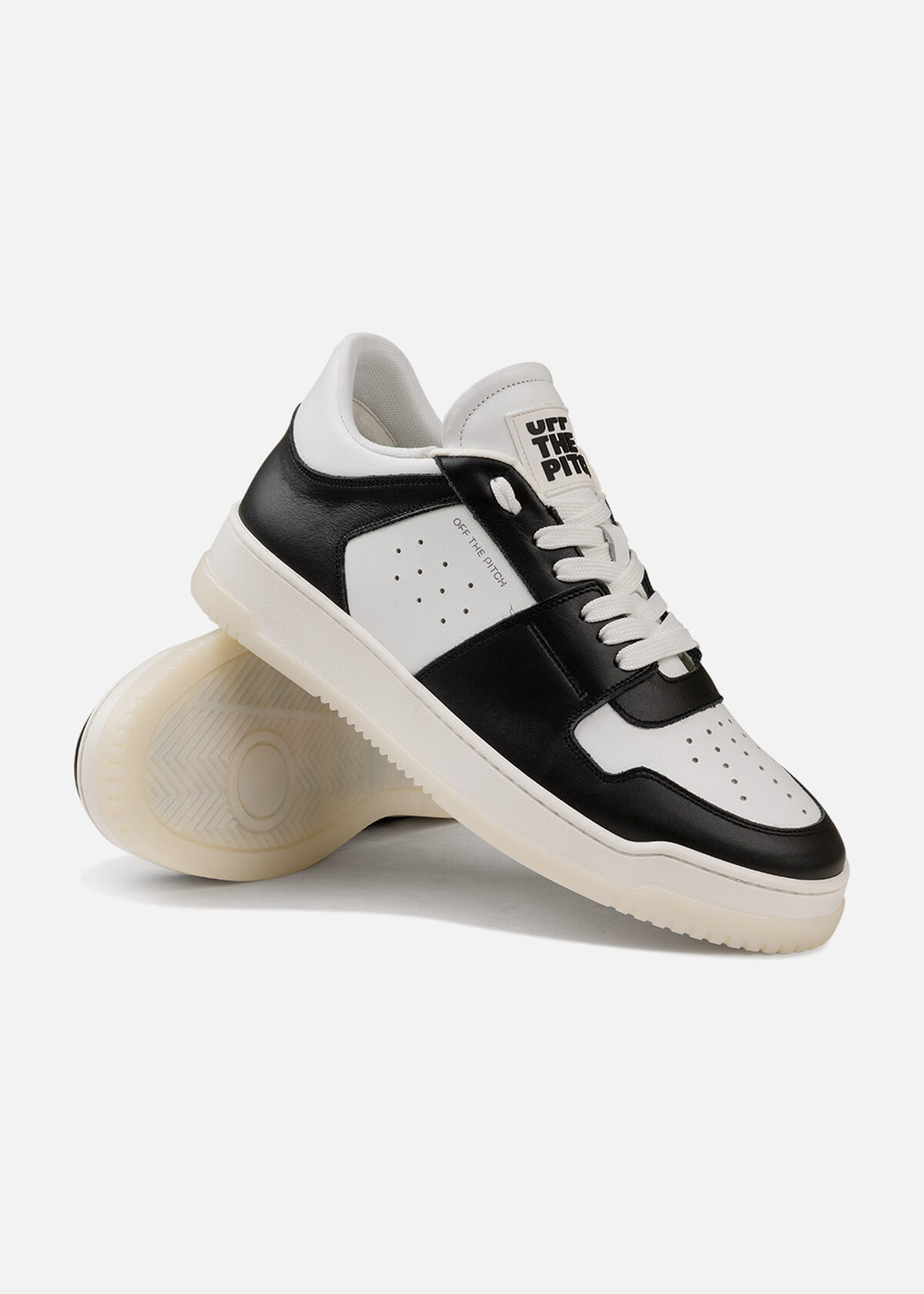 Supernova Low - Leather, Black/White, hi-res