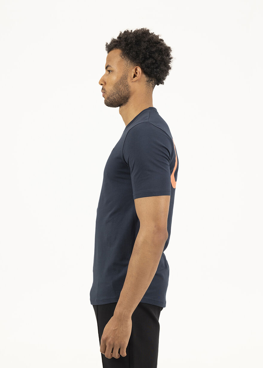 Fullstop Slim Tee 2.0 - 95% Cotton / 5% Elastane, Navy/Black, hi-res