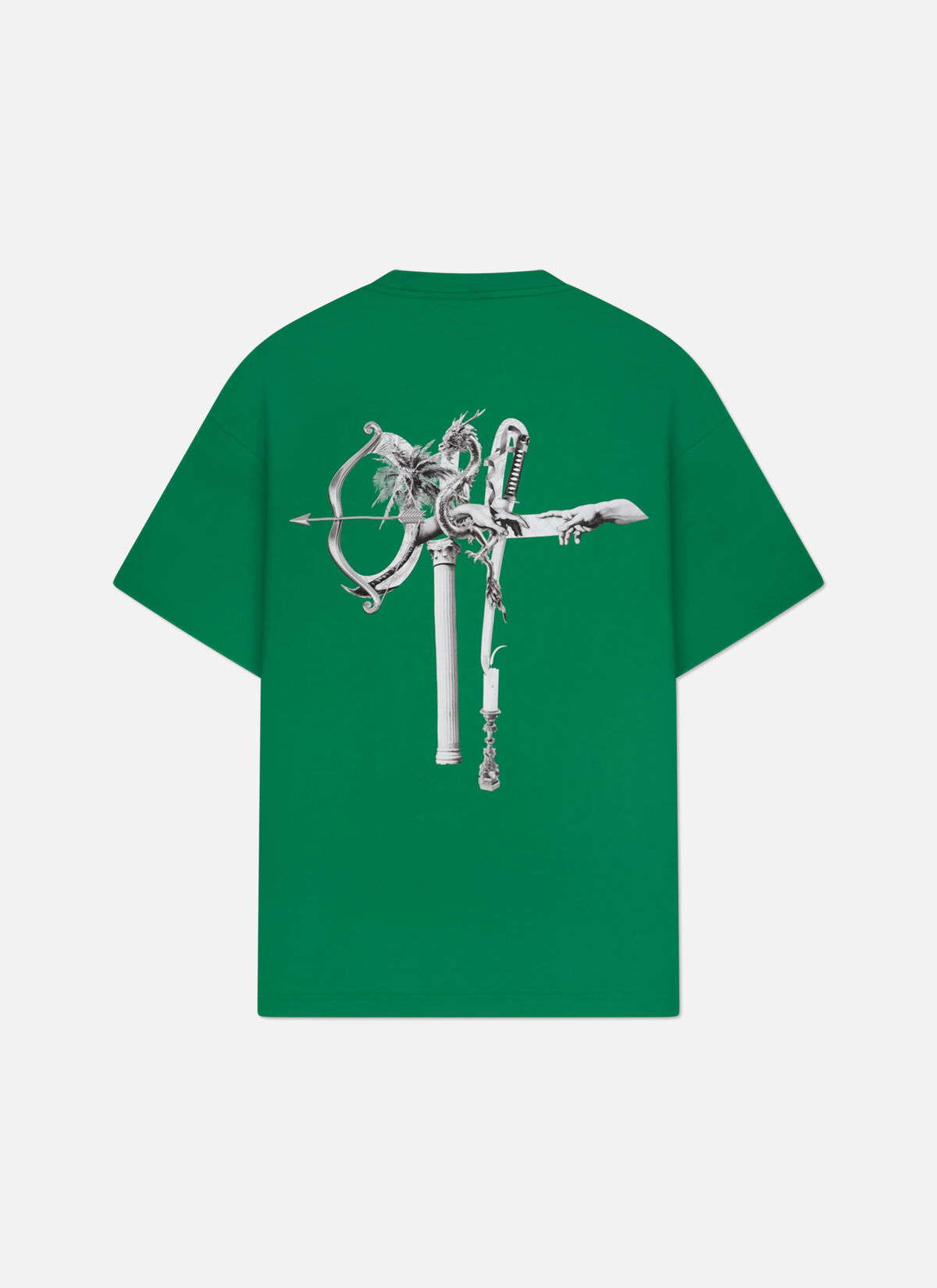 Museum Loose Fit Tee, Green, hi-res
