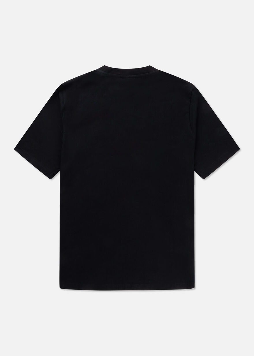 Script Ace Regular Tee, Black, hi-res
