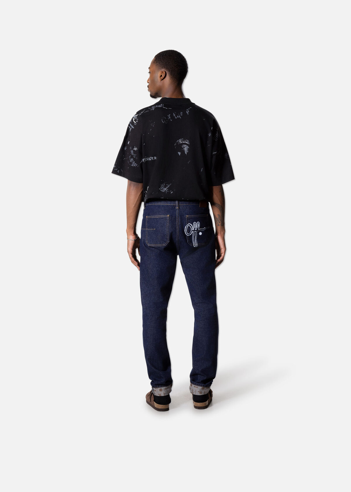 Rebellion oversized tee, Black, hi-res