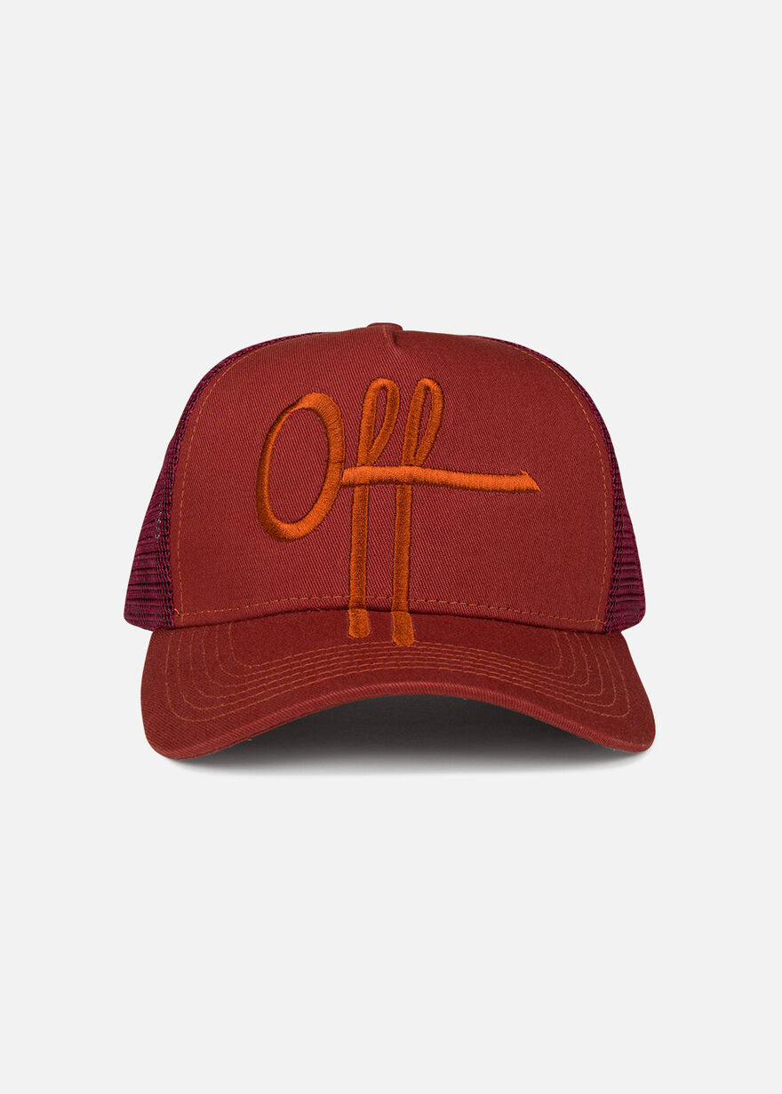 The Sage Trucker- Brique- 100% Cotton, Red, hi-res