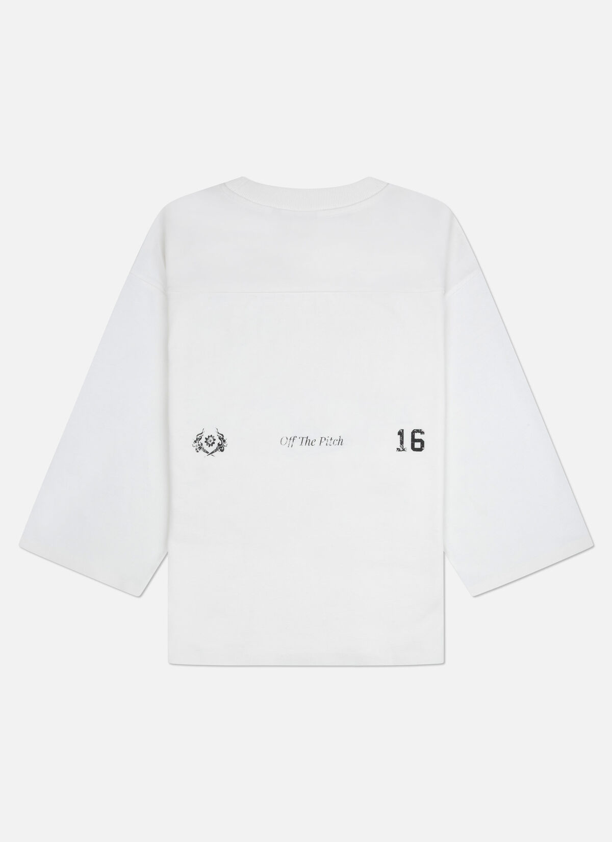 Pitch Pro Raw Edge 3/4 Tee, Off white, hi-res
