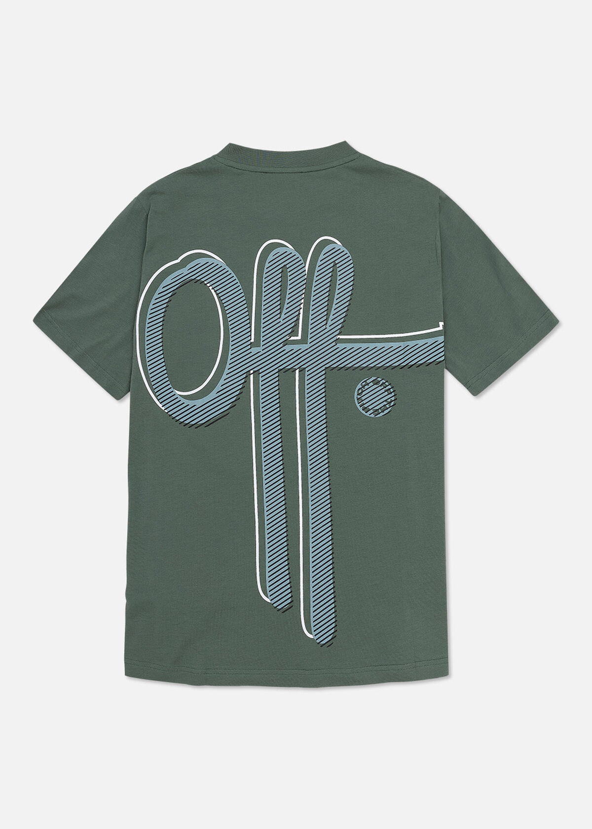 Off-road Regular Tee - 95% Cotton/5% Elastane, Forest Green, hi-res