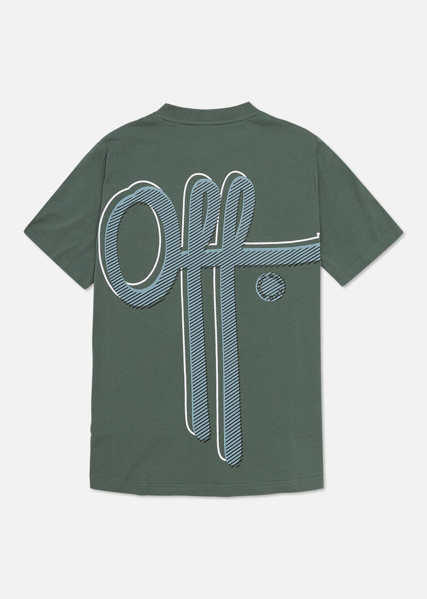 Off-road Regular Tee - 95% Cotton/5% Elastane, Forest Green, hi-res