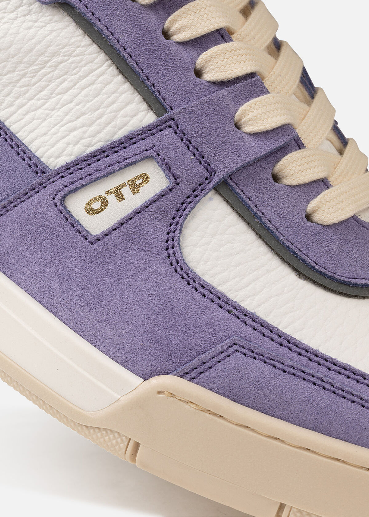 Basketta Hi - Silky Suede, Purple/White, hi-res