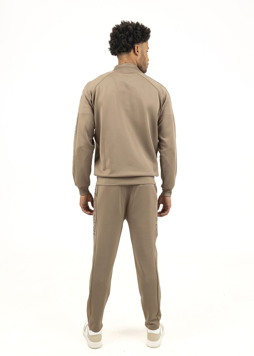 Leisure Tracksuit - 95% Polyester / 5% Elastane, Sand, hi-res