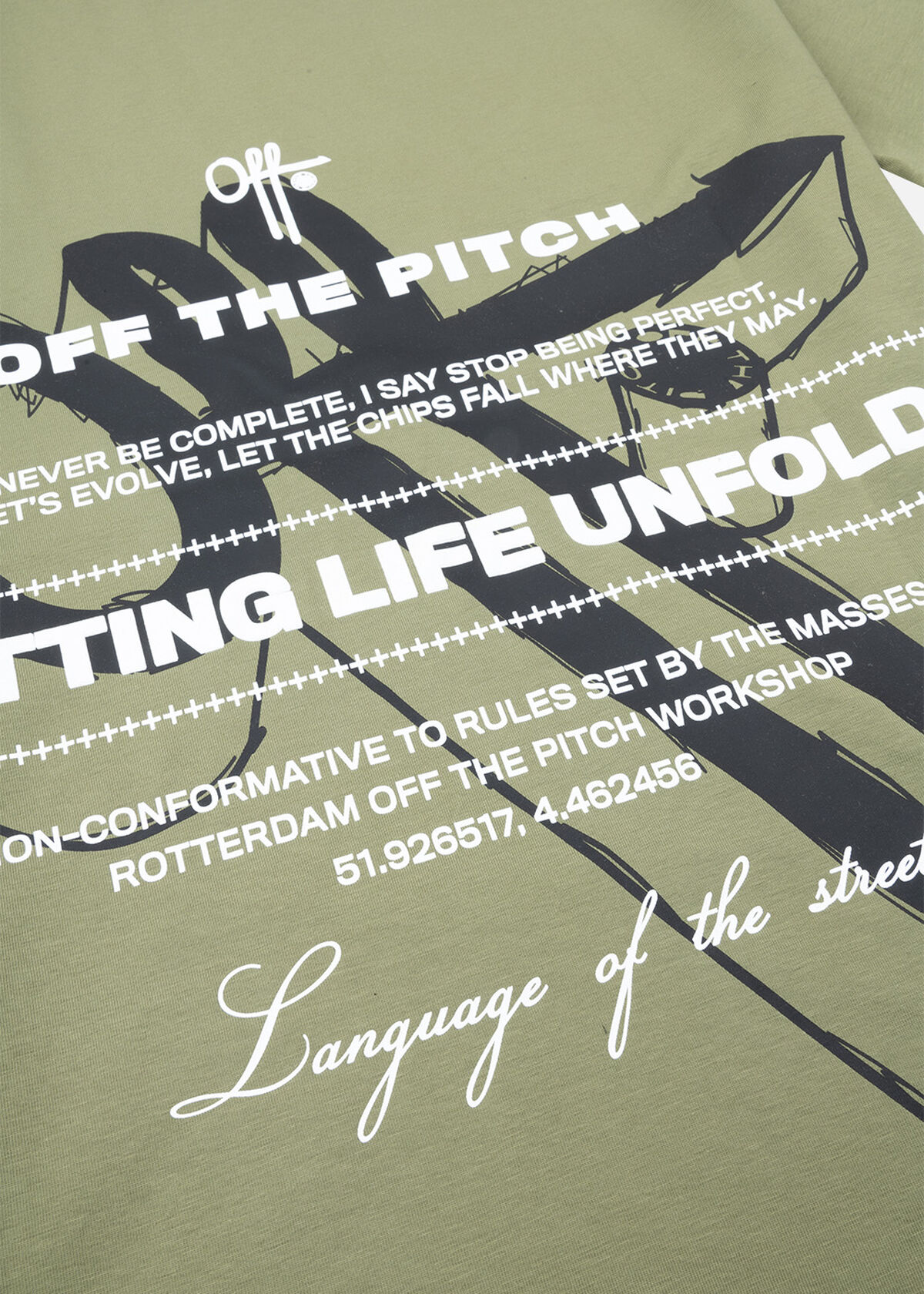 Unfold Regular Tee, Dark green, hi-res