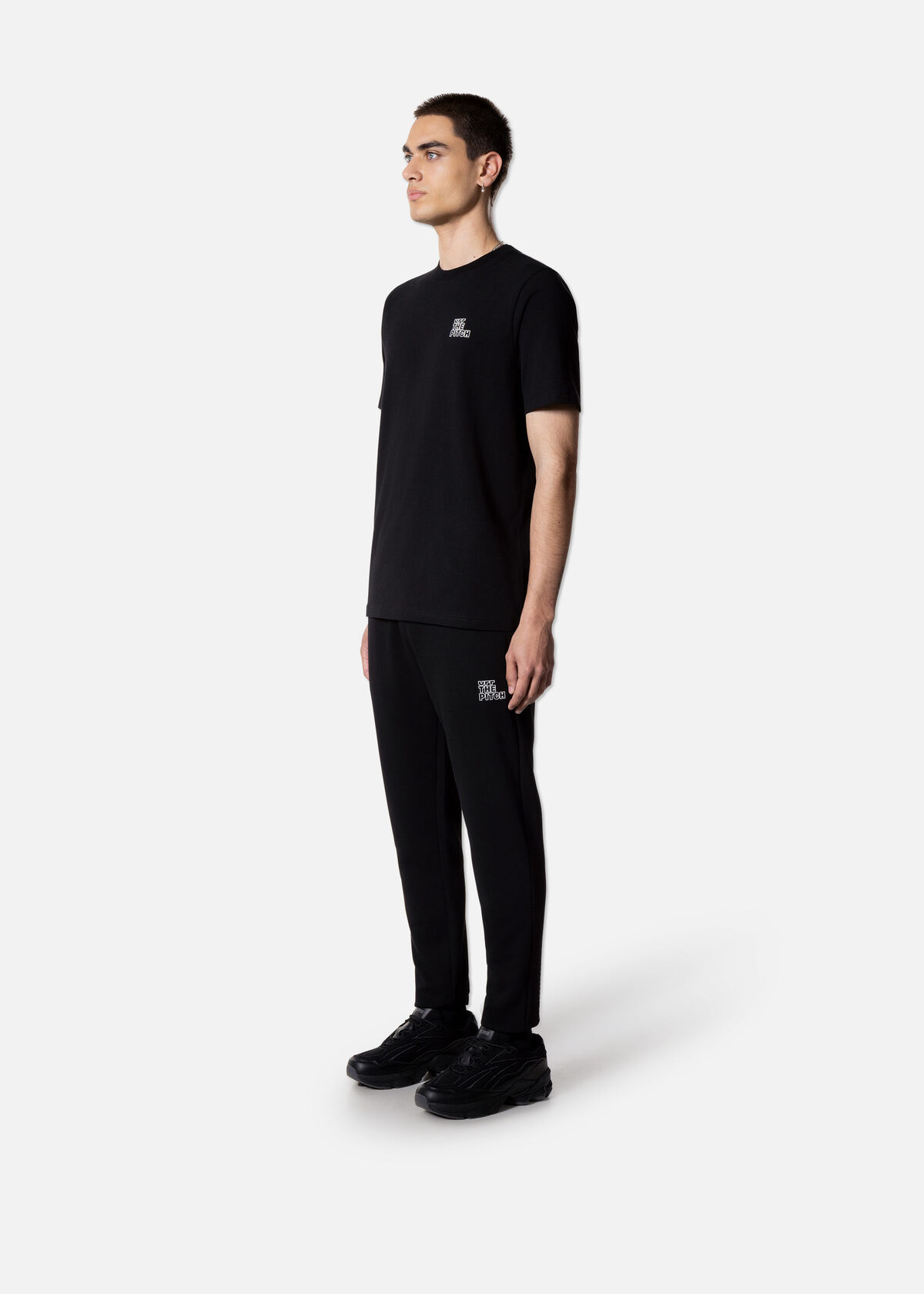 Outline Regular Tee, Black, hi-res