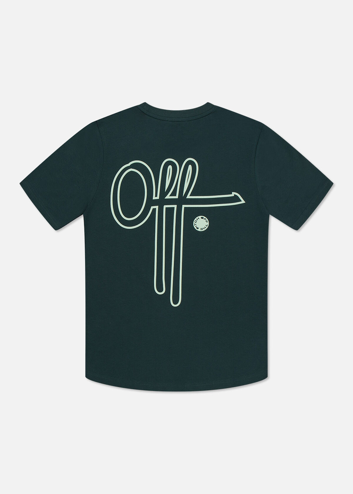 Outline Off - Dark green- 95% Cotton / 5% Elastane, Dark green, hi-res