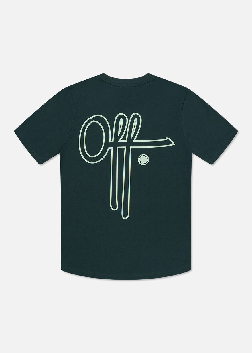 Outline Off - Dark green- 95% Cotton / 5% Elastane, Dark green, hi-res