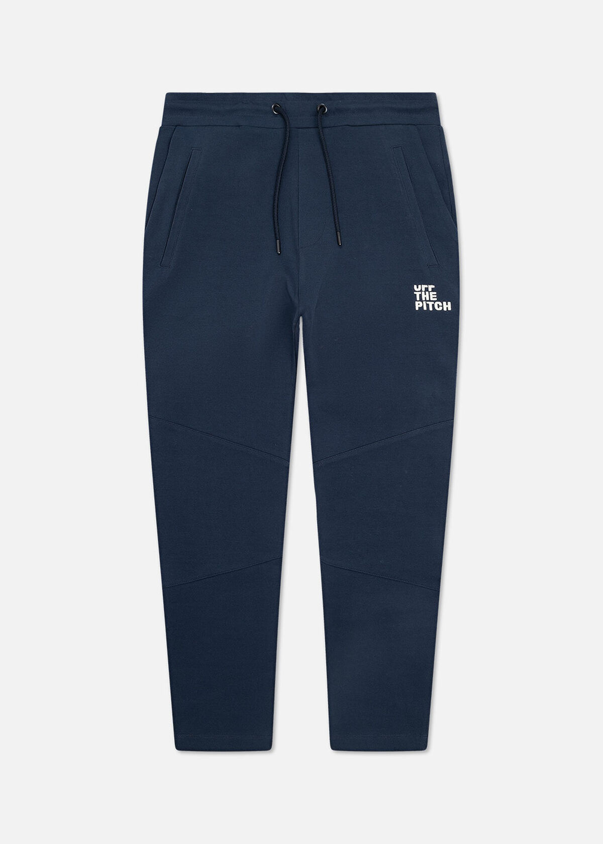 Offset Jogger - 78% Cotton/17% Polyester/5% Elasta, Navy/Black, hi-res