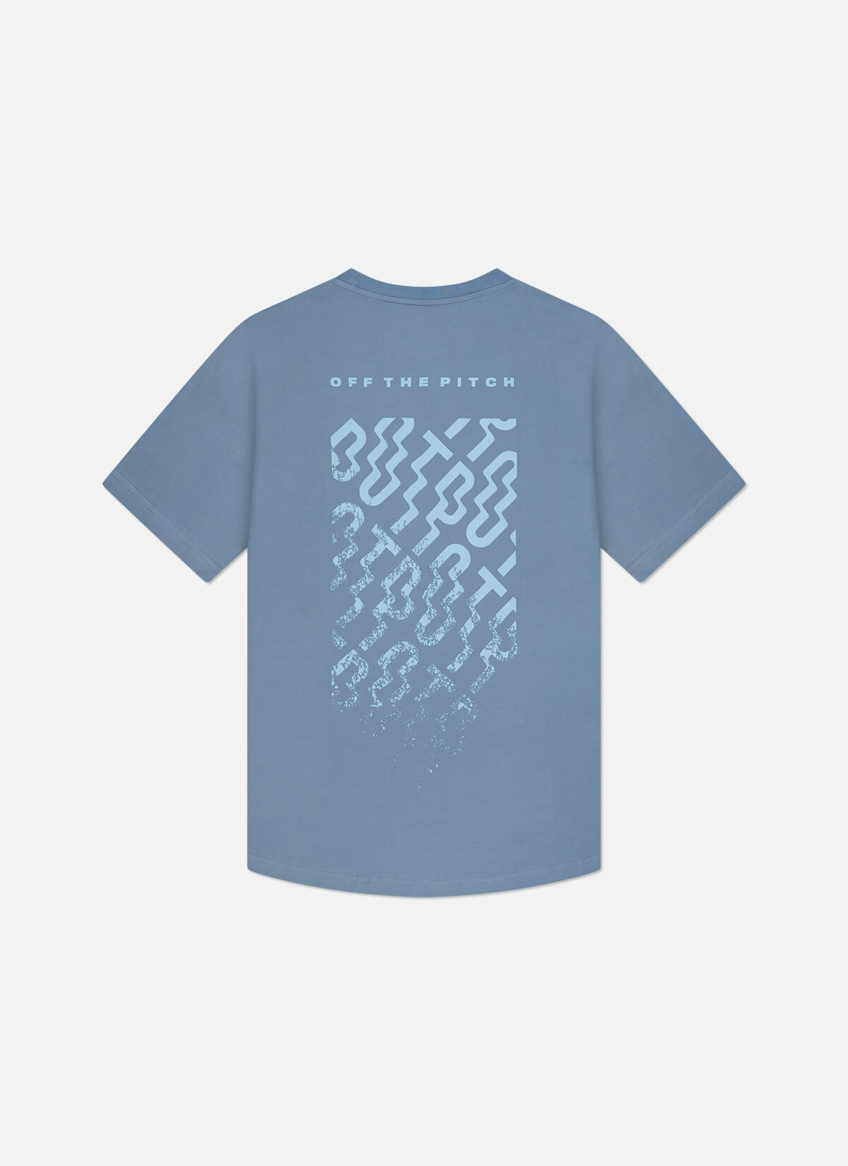 Backburn Faded Slim Fit Tee, Lead Blue, hi-res