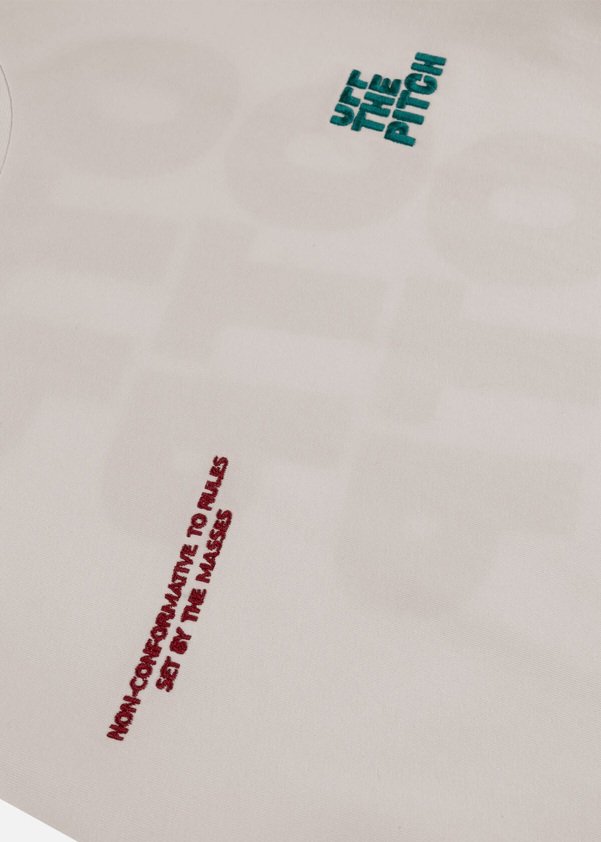 Division Slim Fit Tee, Off white, hi-res