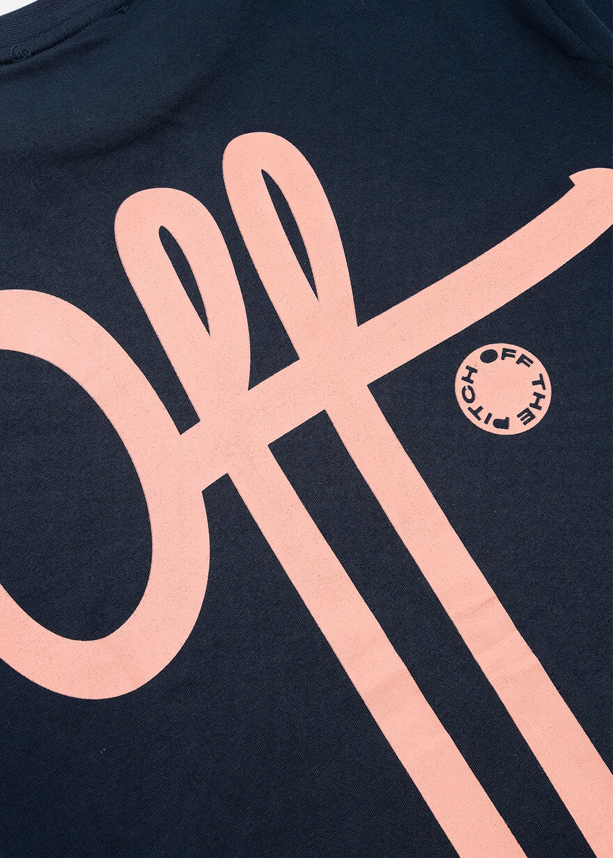 Fullstop Slim Tee 2.0 - 95% Cotton / 5% Elastane, Navy/Black, hi-res