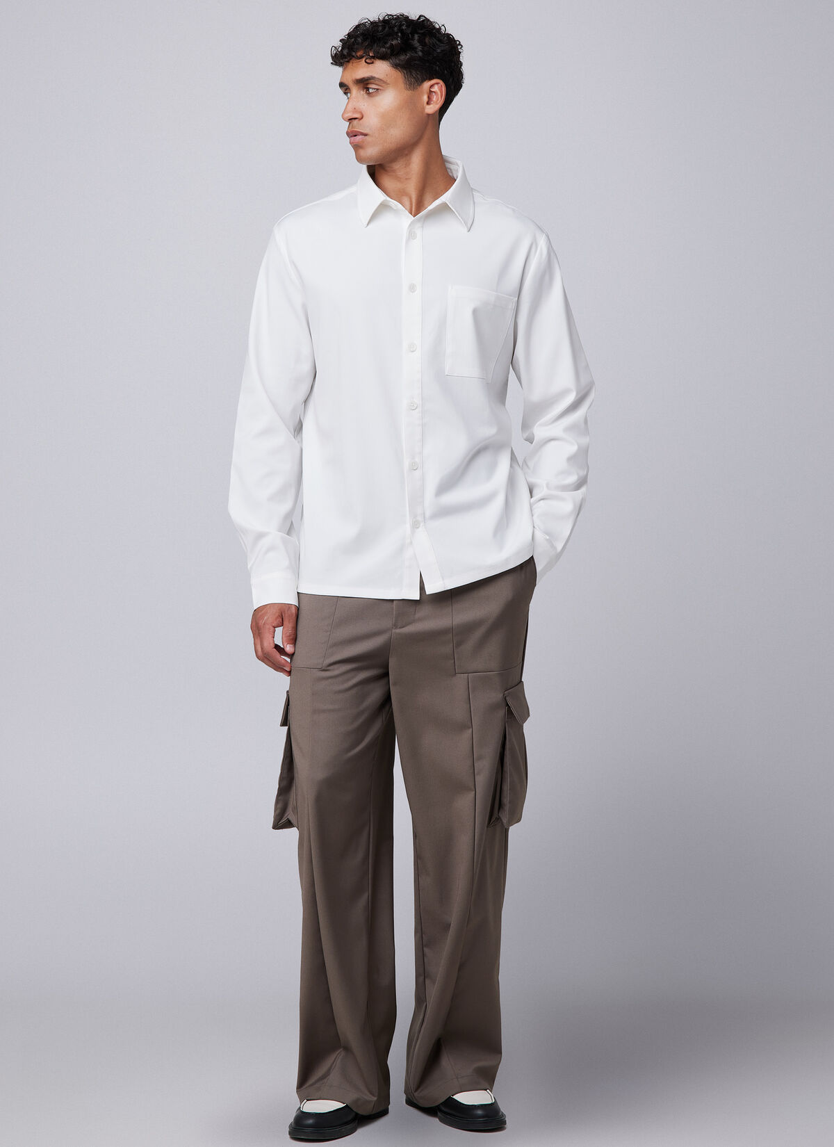 Cabinet Smart Shirt, White, hi-res